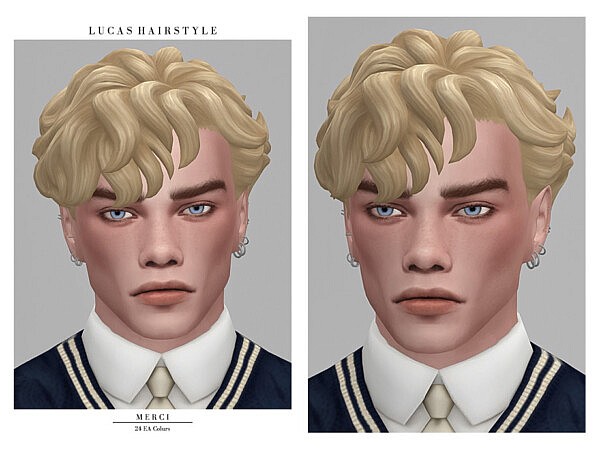 Lucas Hairstyle by Merci from TSR