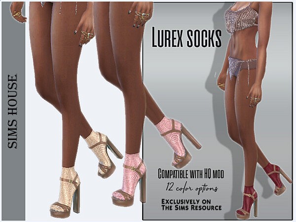 Lurex socks by Sims House from TSR