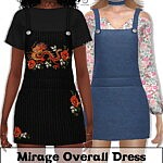 Mirage Overall Dress sims 4 cc