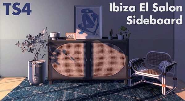 Nikademas Ibiza El Salon Sideboard sims 4 cc