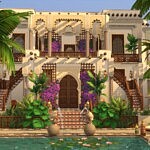 Oriental house sims 4 cc