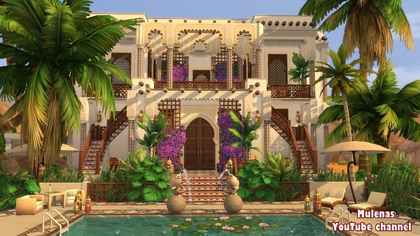 Oriental house sims 4 cc