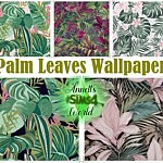Palm Leaves Wallpapers sims 4 cc