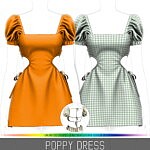 Poppy Dress sims 4 cc