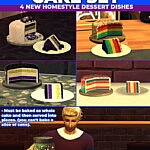 Pride Cake Pack 4 New Custom Recipes sims 4 cc
