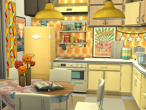 Retro Kitchen CC needed by Flubs79 from TSR