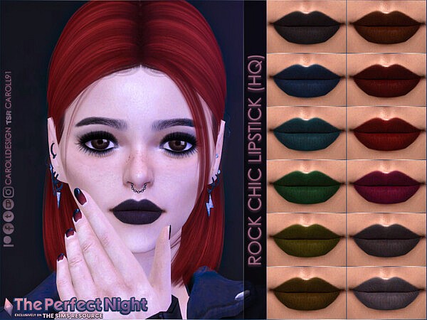The Perfect Night Rock Chic Lipstick by Caroll91 from TSR