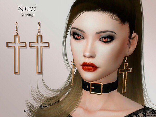 Sacred Earrings by Suzue from TSR