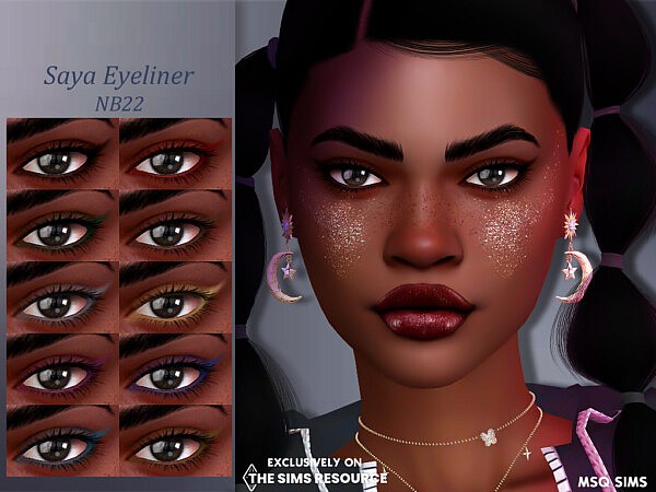 Saya Eyeliner from MSQ Sims