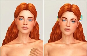 Seashell Wave Hairstyle sims 4 cc