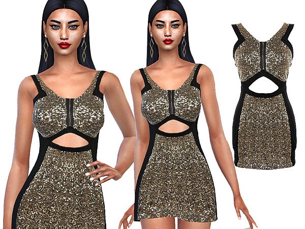 Sequin Party Dress by Saliwa from TSR