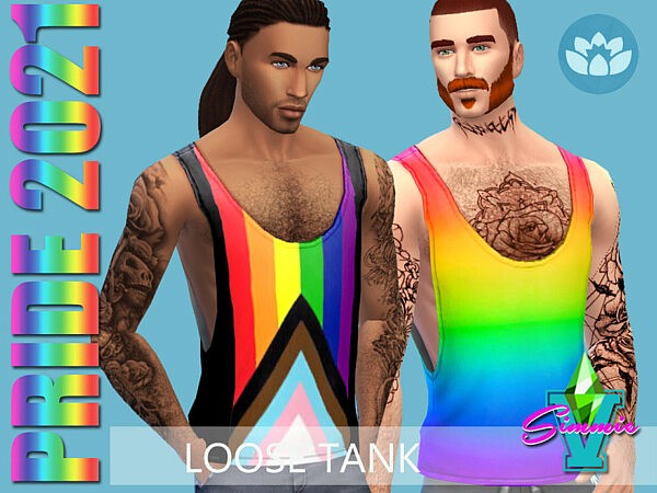 Pride21 Loose Tank by SimmieV from TSR