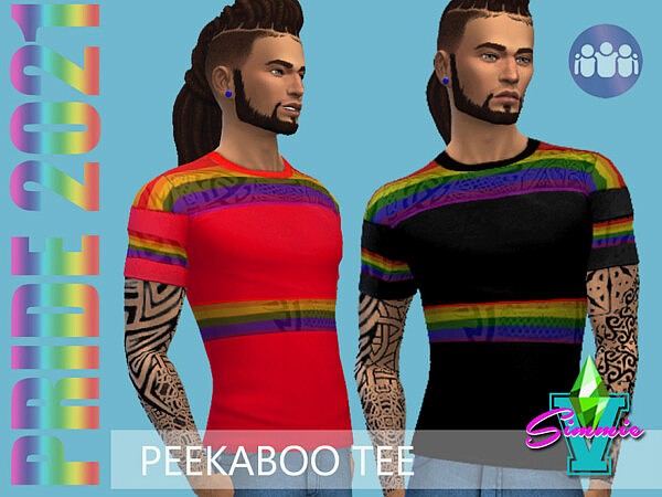Pride21 Peekaboo Tee by SimmieV from TSR