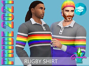 SimmieV Pride21 Rugby Top