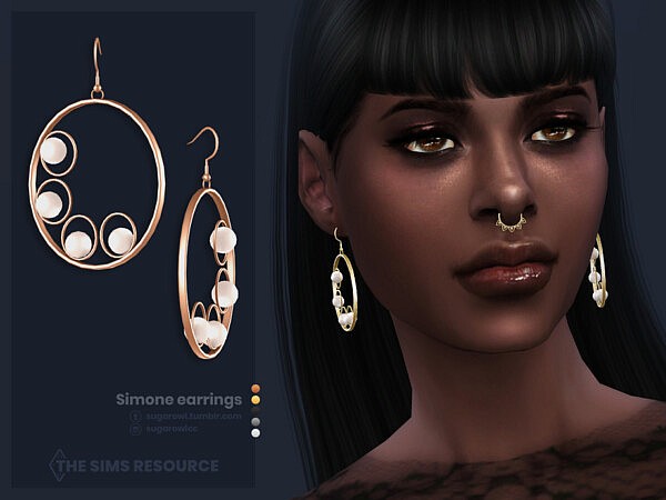 Simone earrings by sugar owl from TSR