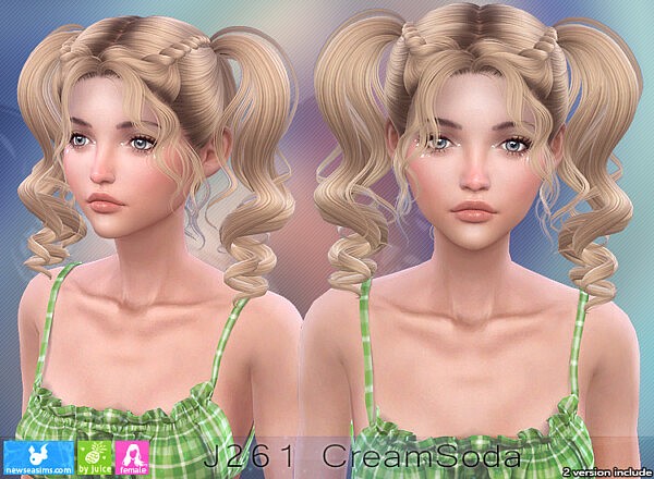 J261 CreamSoda hairstyle from NewSea