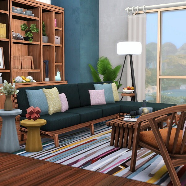 Kitayama Livingroom Japanese Scandi Fusion from Simsational designs