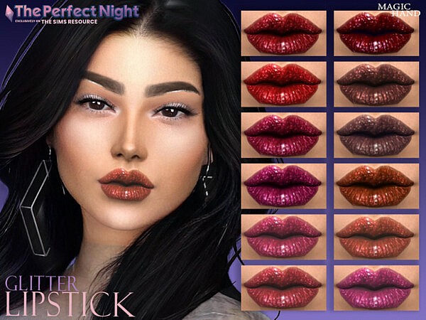 The Perfect Night Glitter Lipstick by MagicHand from TSR
