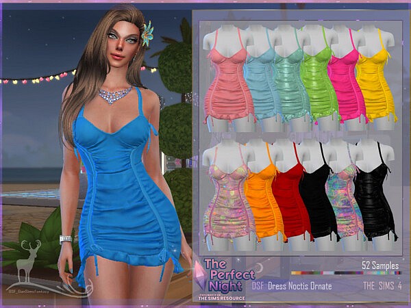 The Perfect Night Dress Noctis Ornate by DanSimsFantasy from TSR