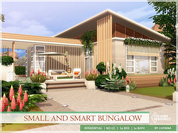 Small And Smart Bungalow by Lhonna from TSR