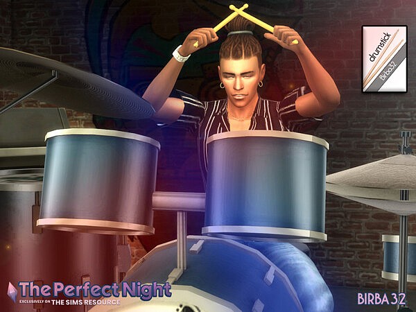 The Perfect Night Drumstick accessory by Birba32 from TSR