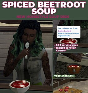 Spiced Beetroot Soup New Custom Recipe