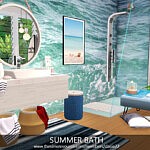Summer coastal bathroom