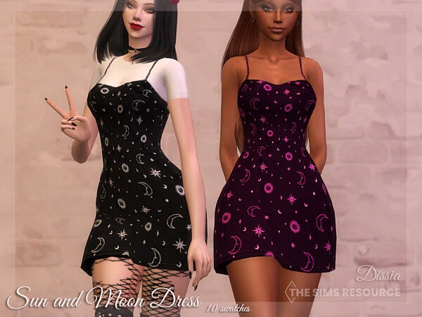 Sun and Moon Dress by Dissia from TSR