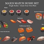 Sushi Set sims 4 cc