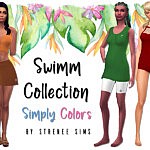 Swimm Collection Simply Colors sims 4 cc