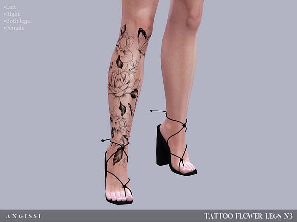 Tattoo Flower legs N3 by ANGISSI from TSR