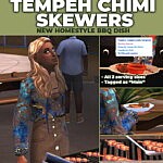 Tempeh Chimichurri Skewers New Custom Recipe