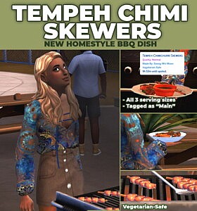Tempeh Chimichurri Skewers New Custom Recipe