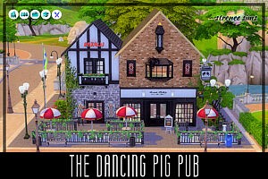 The Dancing Pig Pub sims 4 cc