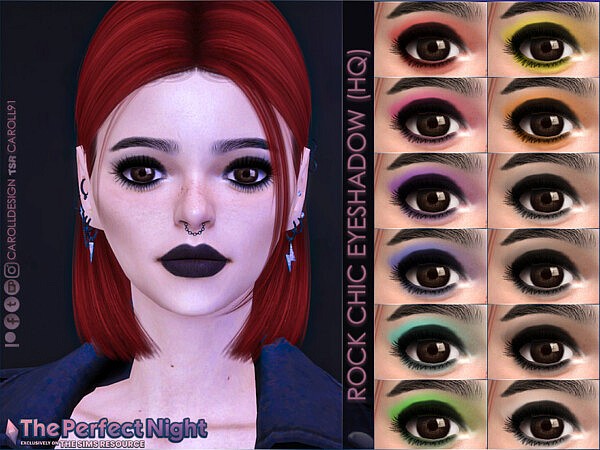 The Perfect Night Rock Chic Eyeshadow by Caroll91 from TSR