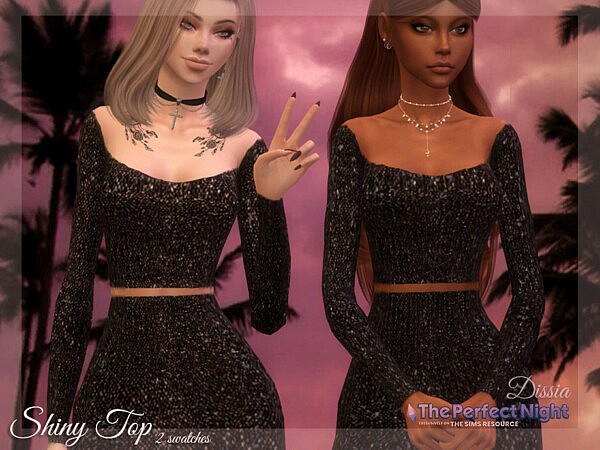 The Perfect Night   Shiny Top by Dissia from TSR