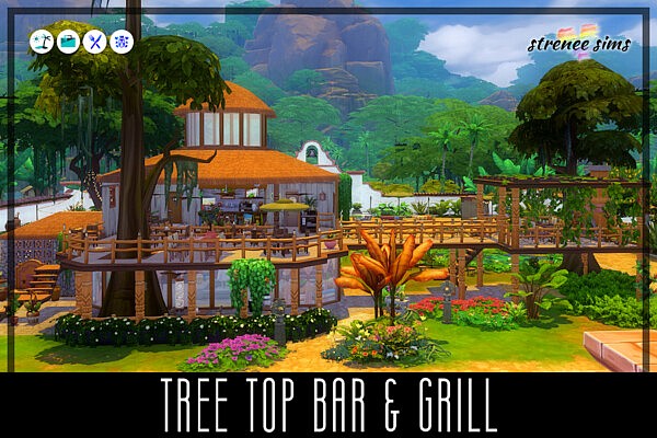 Tree Top Bar and Grill from Strenee sims