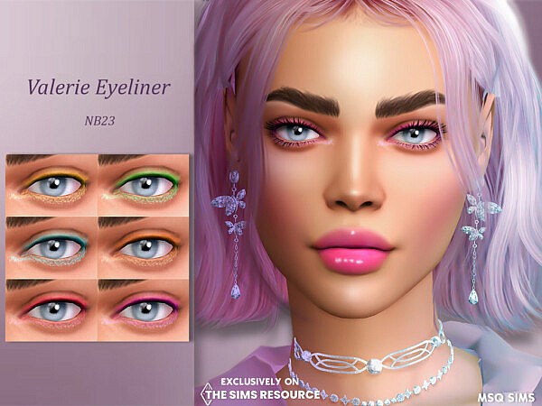 Valerie Eyeliner from MSQ Sims