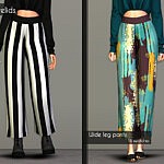 Wide leg pants