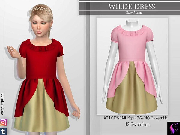 Wilde Dress by KaTPurpura from TSR