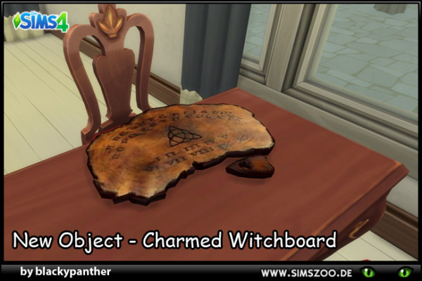Witchboard from Charmed from Blackys Sims 4 Zoo