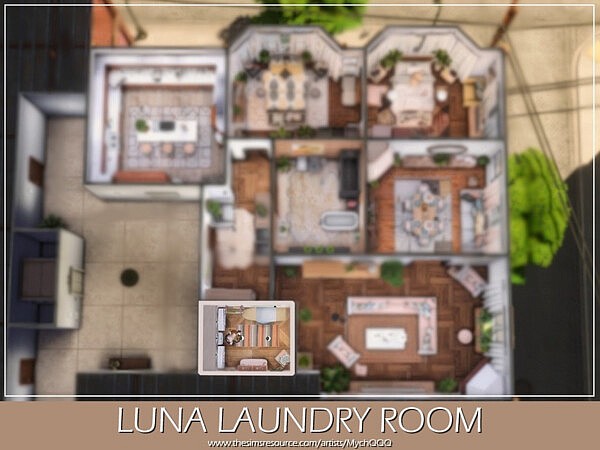 Luna Laundry Room by MychQQQ from TSR