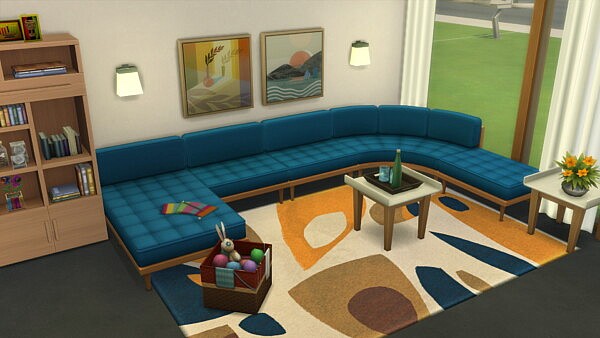 Tough And Tufted Sectional Sofa and Lounge Recolours by Krabaten59 from Mod The Sims