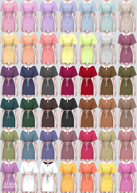 Polo T With Skirts TPS from SIMS4 Marigold • Sims 4 Downloads