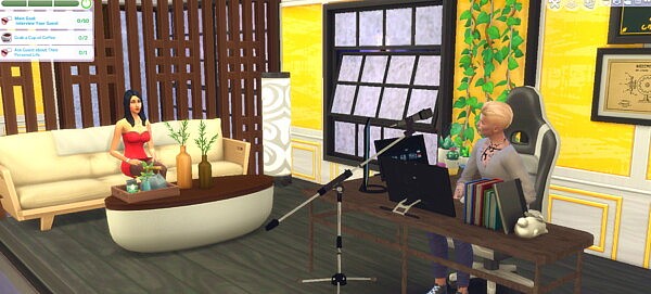 Radio Host Hobby by MiraiMayonaka from Mod The Sims