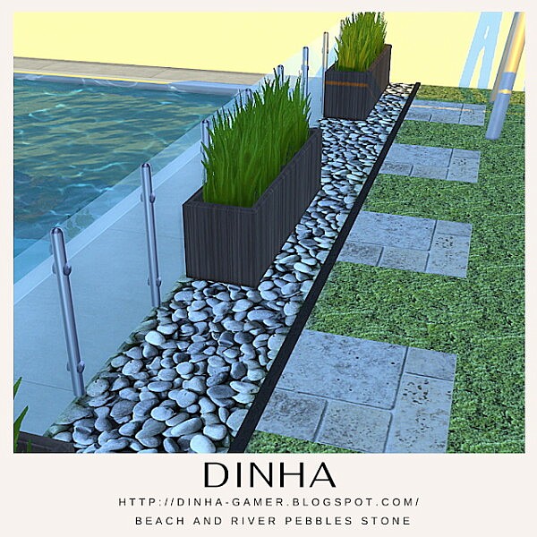 Beach and River Pebbles Stone from Dinha Gamer