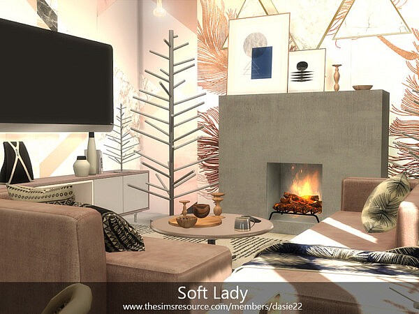 Soft Lady Livingroom by dasie2 from TSR