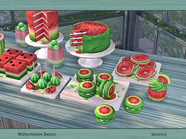 Watermelon Decor by soloriya from TSR