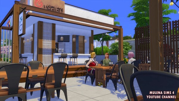 Cozy Cafe from Sims 3 by Mulena