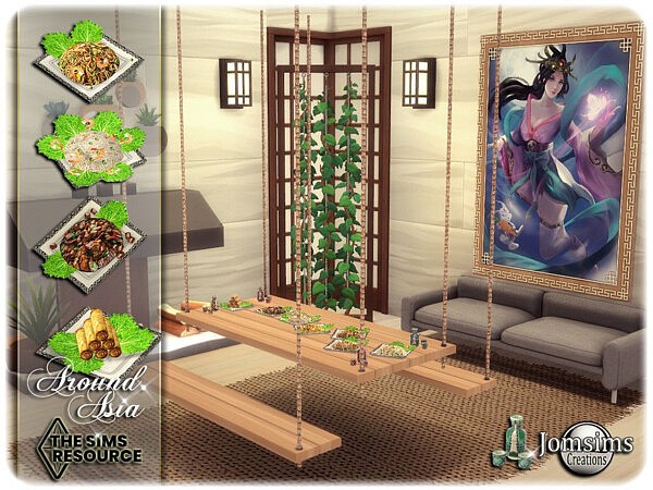 Around Asia Dining room by jomsims from TSR